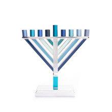 Emanuel Chabad Menorah Small-Blue