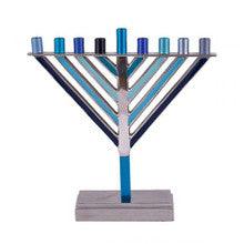 Emanuel Chabad Menorah Large-Blue