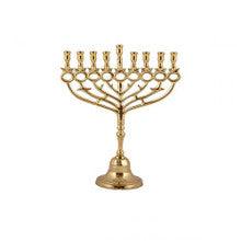 Emanuel Brass Menorah--Circles 10"