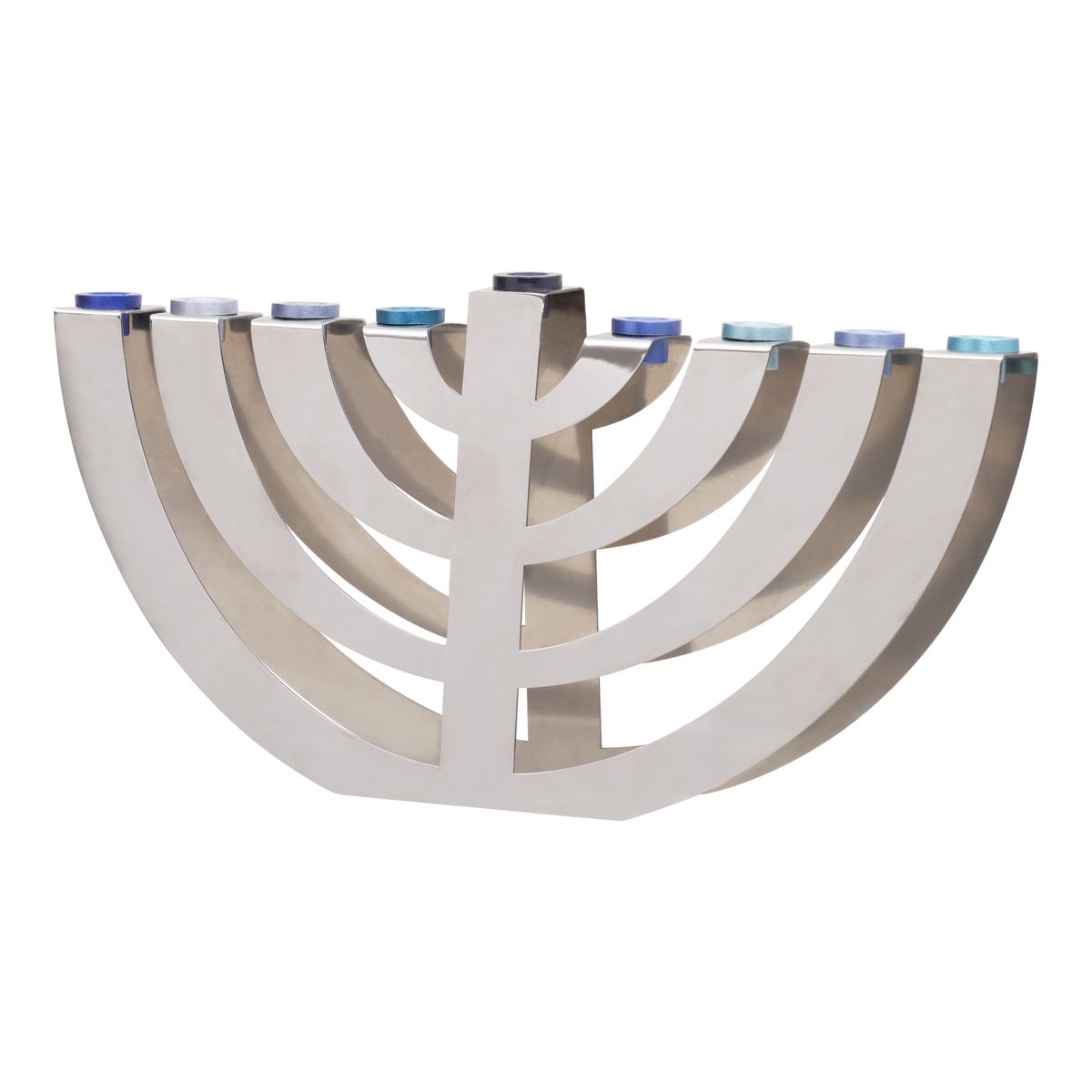 Stainless Steel Modern Menorah