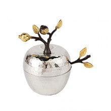 Emanuel Apple Shaped Honey Dish w/ Pomegranate Branch