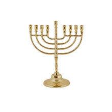 Emanuel Classic Chanukah Menorah with Circles- Bronze