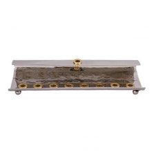 Emanuel Hammered Wave Menorah
