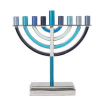 Emanuel Classic Menorah-- Blue
