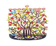 Emanuel Laser Cut Menorah-- Pomegranates