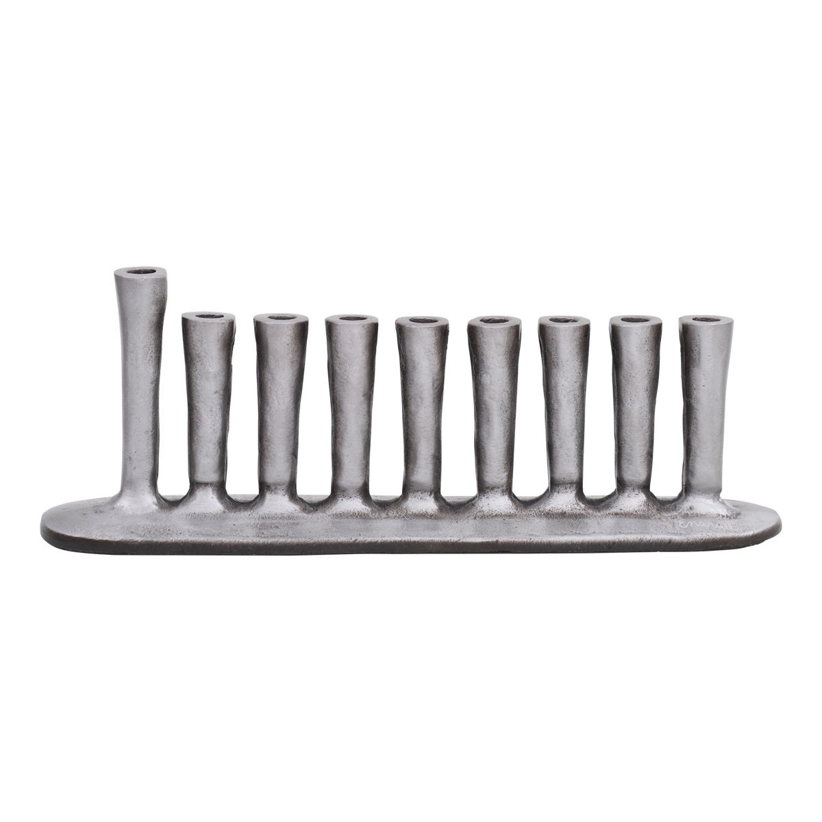 Handmade Metal Menora (Silver)