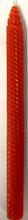 Havdalah Candle 11" Beeswax Red