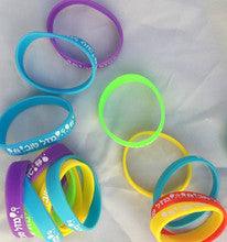 Multicolor Silicone Bracelets-- Mazal Tov (18 Pack)