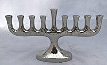Hammered Branch Menorah - 6"