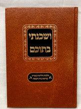(ספר ושכנתי בתוכם (קדושת בית הכנסת