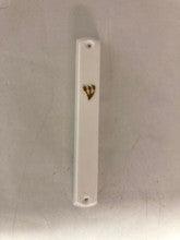 White Plastic Mezuzah Case 12cm-12 Pack