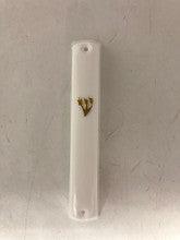 White Plastic Mezuzah Case 10cm-12 Pack