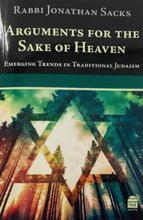Arguments For The Sake Of Heaven, Rabbi Jonathan Sacks P/B