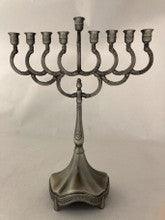 Silverplate Candle Menorah-8.5"