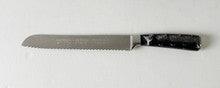 Hi-Carbon Steel Challah Knife with Black Resin Handle