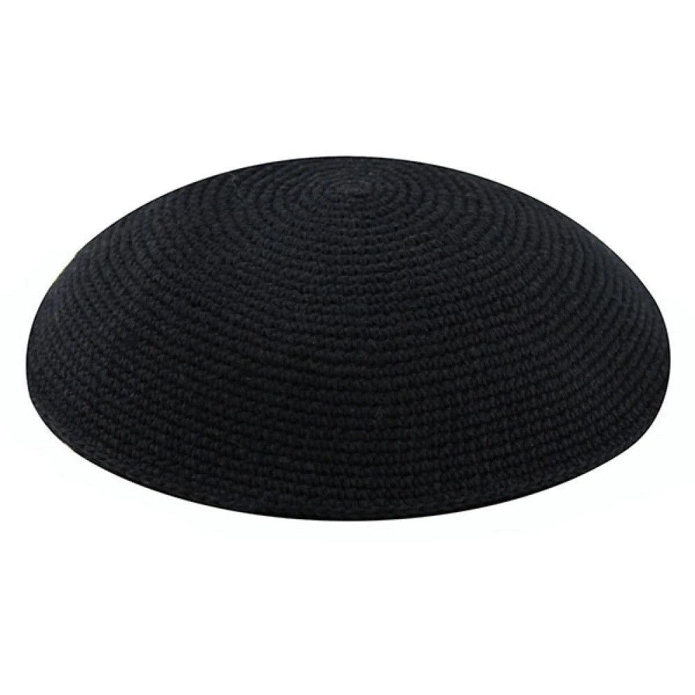 Knitted Black Yarmulka
