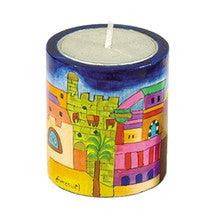 Memorial Candle Holder Jerusalem Buildings