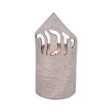 Emanuel Hammered Memorial Candle Holder-- Yizkor