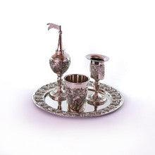 Havdalah Silver plated 4pc set grape design