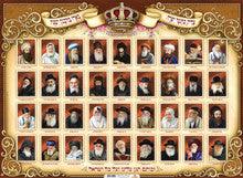 Laminated Poster 20" x 28"-- Gedolim