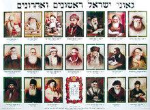 Laminated Poster 20" x 28"-- Gedolim