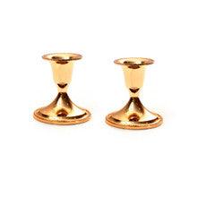 Small Gold Candlesticks set 2.5"h