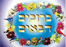 Laminated Poster 20" x 28"-- Beruchim Haba'im