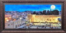 Kotel Night, Moon, 20" x 40" - Frame