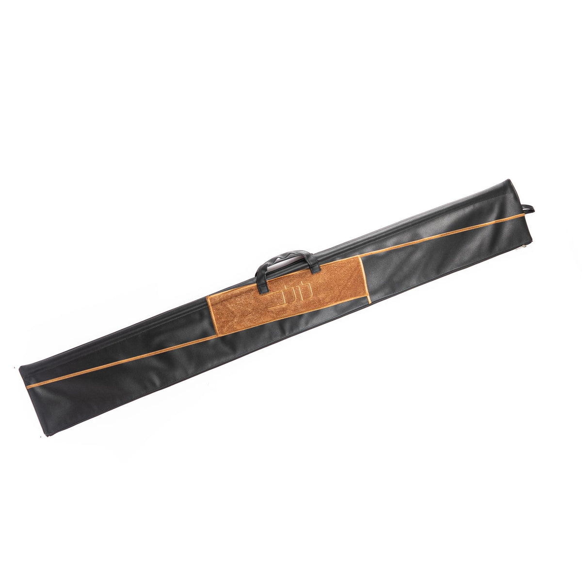 Geometric Fur Leather Lulav Case (Black)