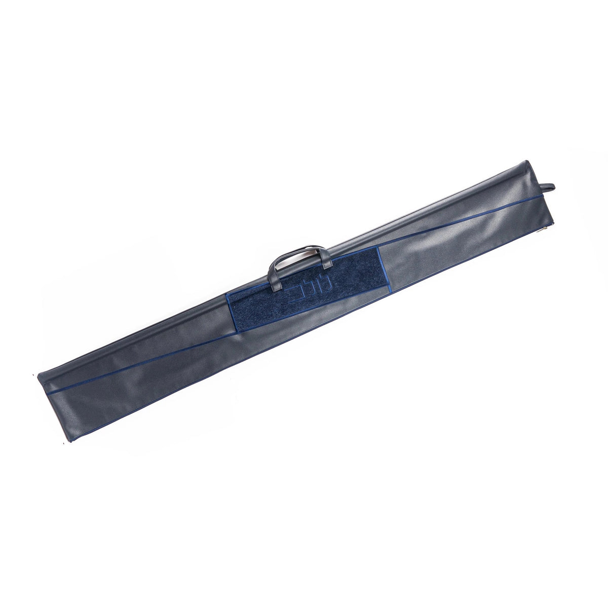 Geometric Fur Leather Lulav Case (Navy)