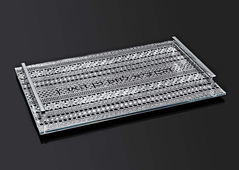 Ribbon Lace -Serving Challah Board -B