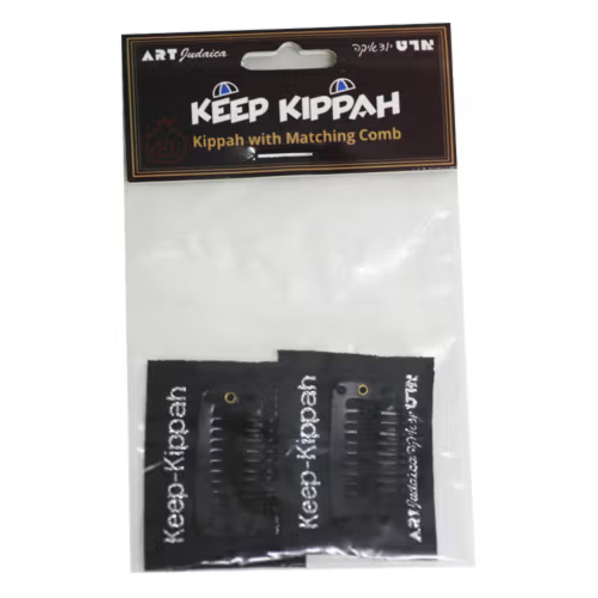 Kipah Clips With Sticker 2PK Keep kippah