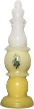 Lamp Shape Havdallah Candle Yellow/White