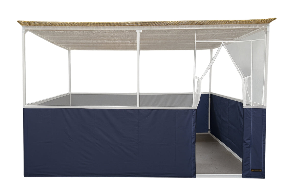 Florida Sukkah is bright, breezy, and built for comfort