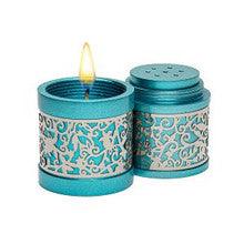 Emanuel Travel Havdallah w/ Cutout- Turquoise