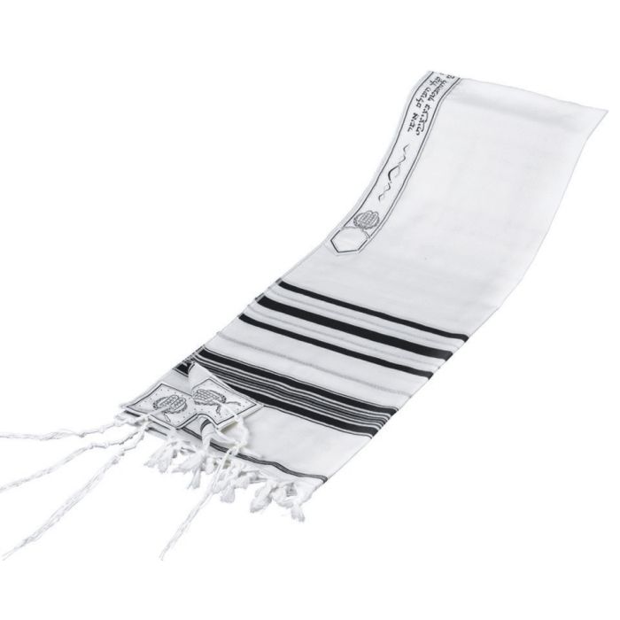 Tallis Wool Lurex Stripes