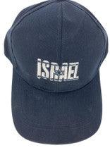 Black Cap-Embroidered "ISREAL"- Magen David