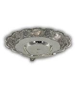 Silverplate Bowl on Legs-Grape Design