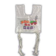 Childrens' Tzitzit Size 3 Ani Ben Shalosh Train Design -5 Pack