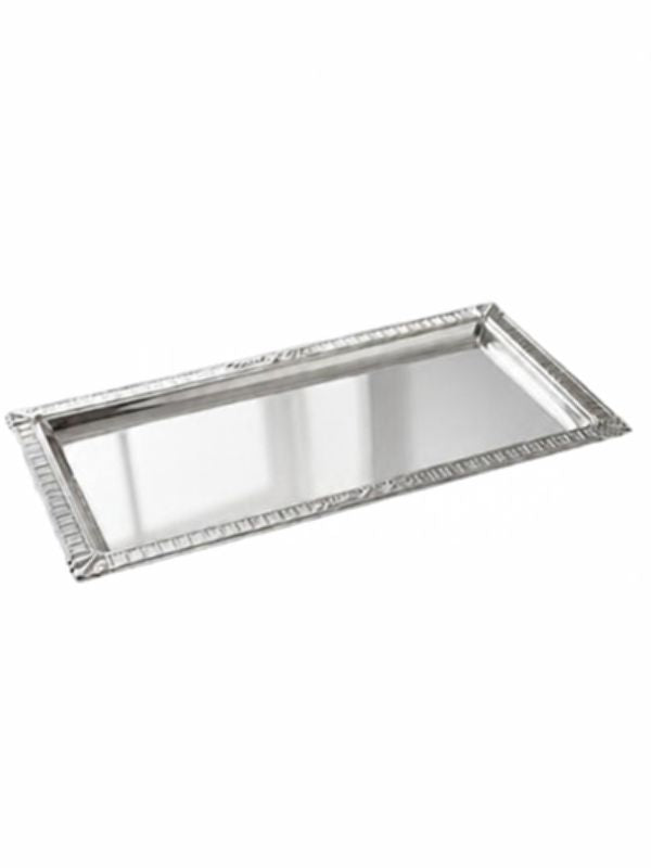 Silverplated Candlestick Tray-Ornate Border Design 15"x7.5"