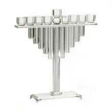 Crystal Menorah-13"H