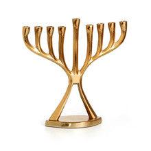 Aluminum Menorah-Copper Finish-10"