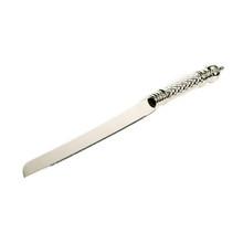 Challah Knife-Pillows Design-Nickel Plated
