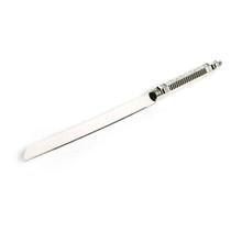 Challah Knife-Diamond Design-Nickel Plated
