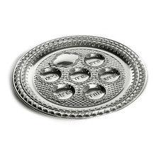 Silverplate Round Pesach Seder Plate 12"