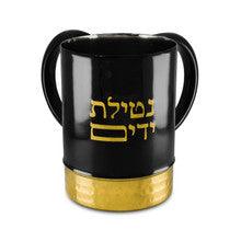 STAINLESS BLACK/GOLD ENAMEL WASHCUP ( BLESSING)