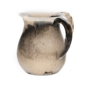 Stainless Steel Washcup- Poly Resin Charcoal Design