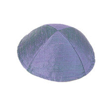 Light Blue Raw Silk Kippah