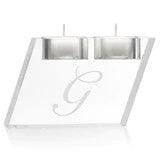 Lucite T-Light Holder Candlesticks 3"