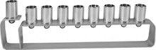 Anodize Aluminum Hanukkah Menorah - Frame Silver